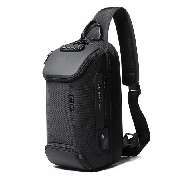 Τσαντάκι ώμου χιαστί crossbody Bange 7082 μαύρο - One Size