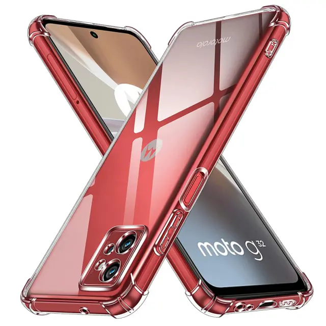 Techsuit® Shockproof Silicone για Motorola Moto G32-Clear