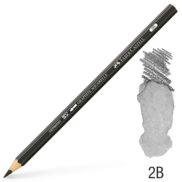 Faber Castell Υδατοδιαλυτό Μολύβι Γραφίτη Graphite Aquarelle - 2B