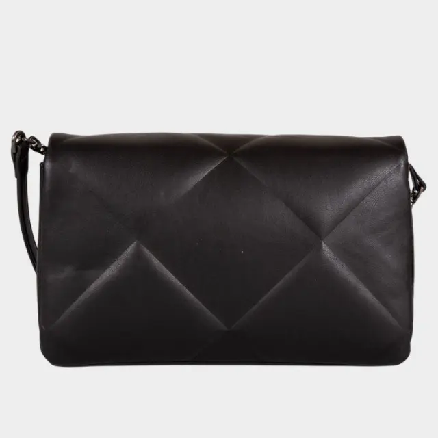 Calvin Klein - Γυναικεία Τσάντα Ώμου Re-Lock Quilt K60K611021-BEH Μαύρο 3