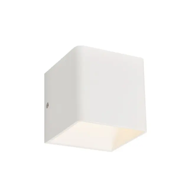 AcaLights ΛΕΥΚΗ ΑΠΛΙΚΑ LED UP-DOWN CUBE 1X3W 230V 3000K 25000hrs NEPHELE