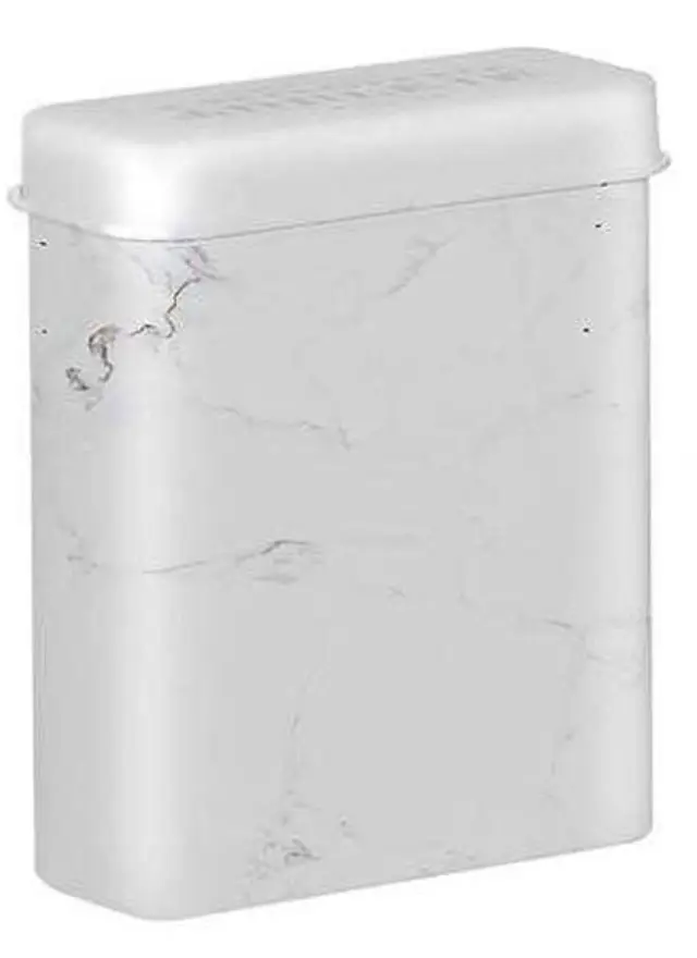 Μεταλλική Θήκη Τσιγάρων Food - Marble Silver
