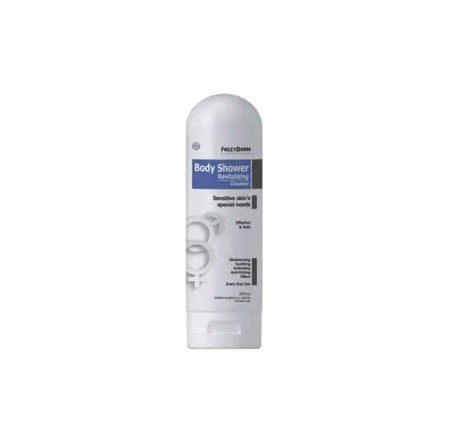 Frezyderm Revitalizing Body Shower Καθαριστικό Σώματος για Ευαίσθητη Επιδερμίδα, 200ml 2