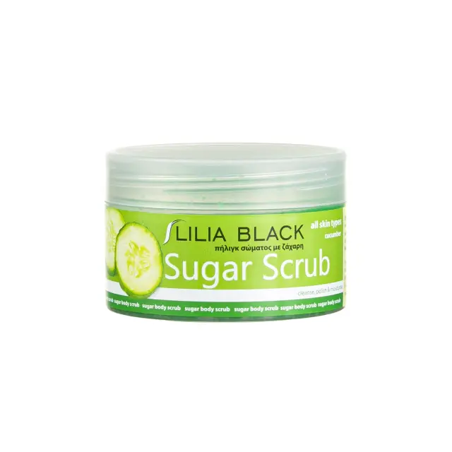 Lilia Black Body Scrub Sugar Αγγούρι 250ml