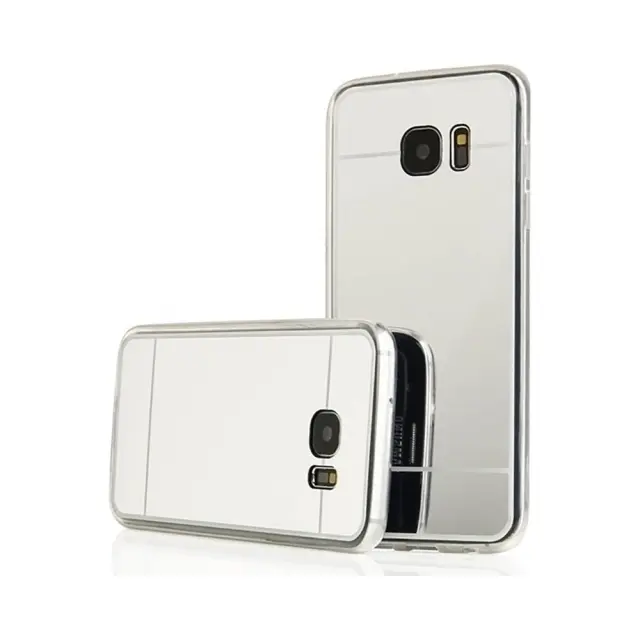 Θήκη Καθρέπτης Forcell Mirror Case Για Samsung Galaxy S7 Edge Ασημί