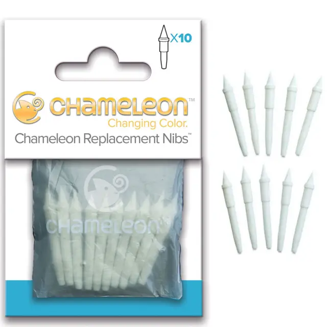Ανταλλακτικές Μύτες Μαρκαδόρων Chameleon - Brush Nibs - 10τεμ