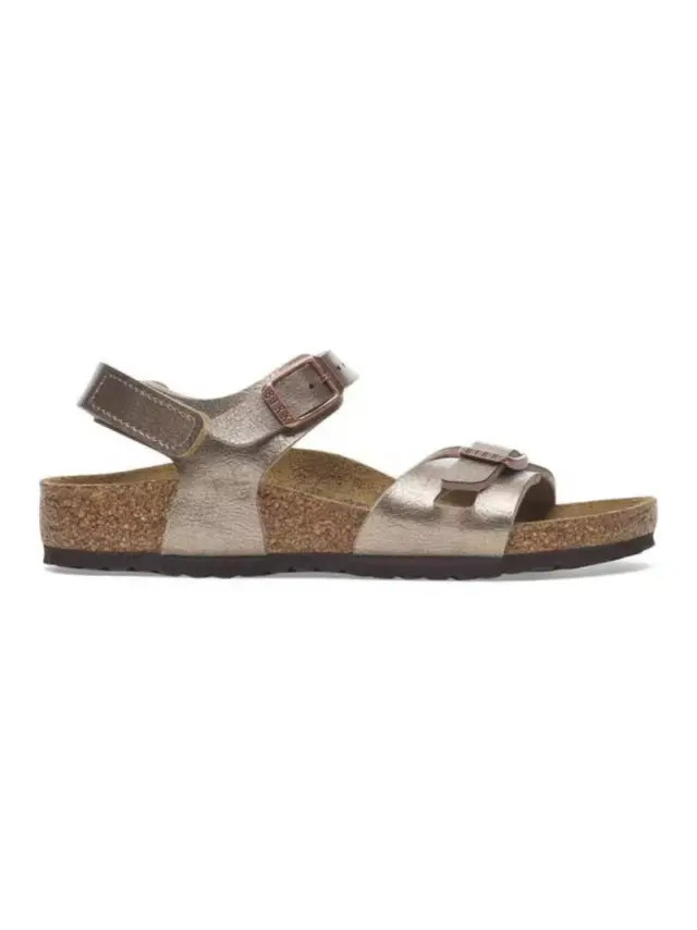 Birkenstock Πέδιλα Παιδικό Birko-Flor(ανθεκτικό υλικό της Birkenstock-επιτρέπει την επαφή με το νερό) Μπεζ BIR/RIO KIDS 1029420 TAUPE - 39 3