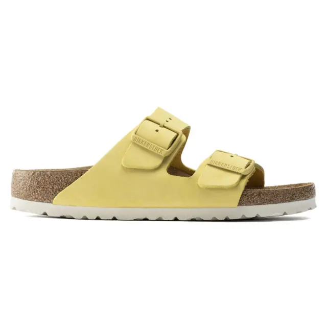 Birkenstock Πέδιλα Γυναικείο δέρμα Nubuck Κίτρινο BIR/ARIZONA SOFT 1021425 POPCORN