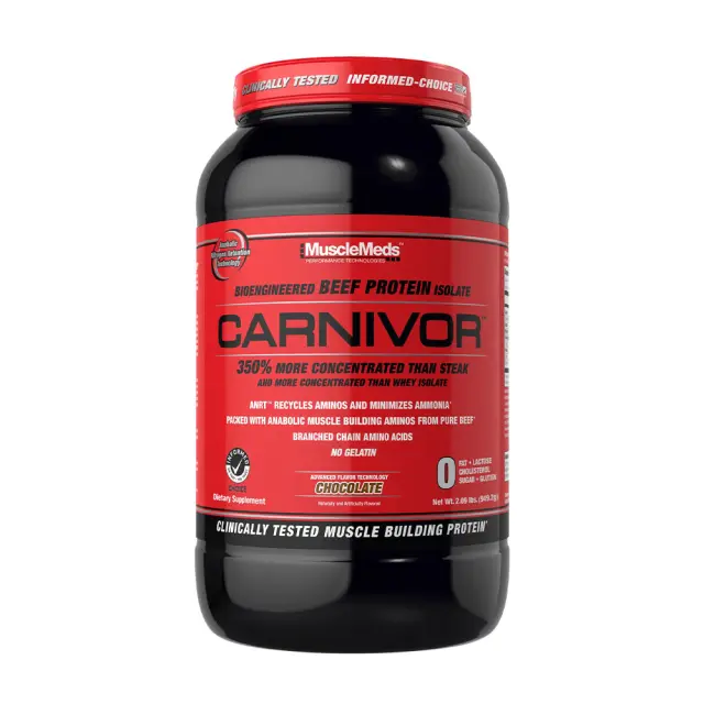 MuscleMeds Carnivor™ 100% Beef Protein Chocolate, 28 Servings