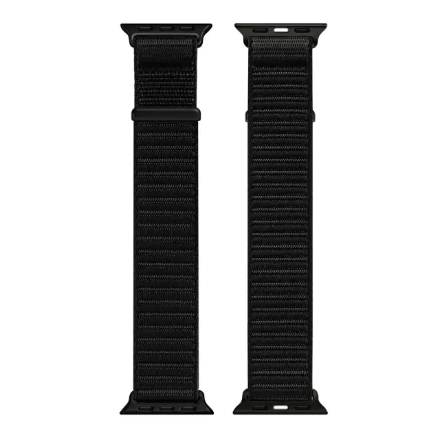 Dux Ducis® Braided Loop Wrist Λουράκι για Apple Watch 44/45/46/49mm- Black 3