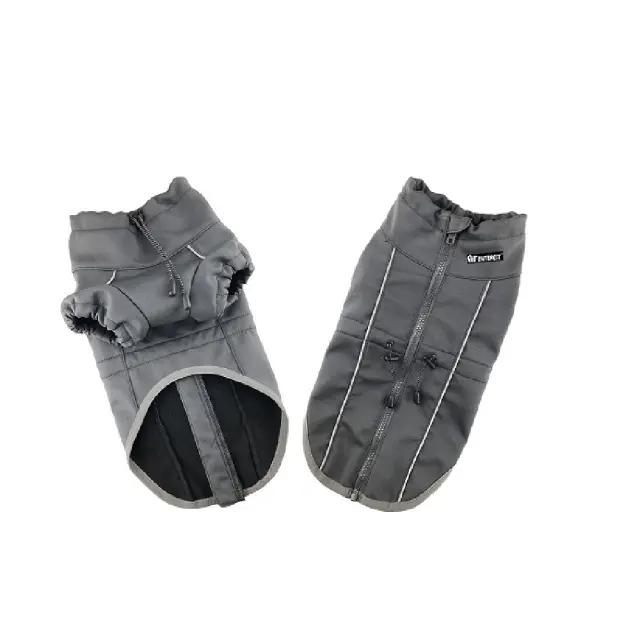 Pet Interest Active Outdoor Vest Ισοθερμικό Μπουφάν Σκύλου Γκρι 4XL 74cm