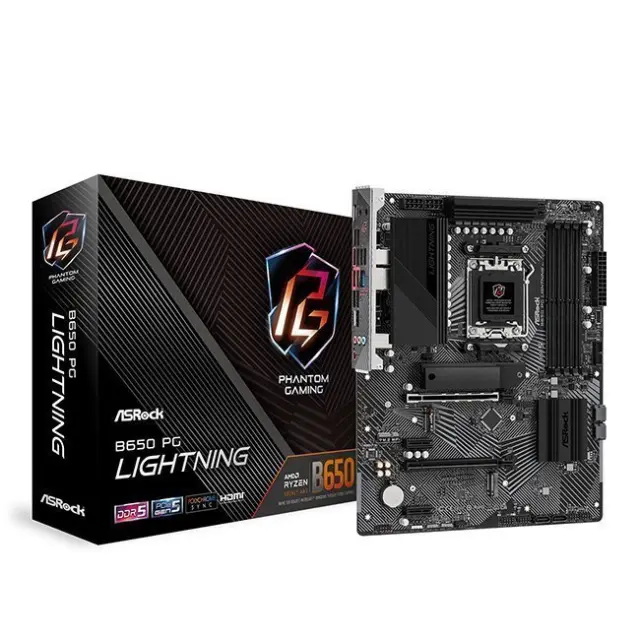ASRock Motherboard B650 PG Lightning (90-MXBK20-A0UAYZ)