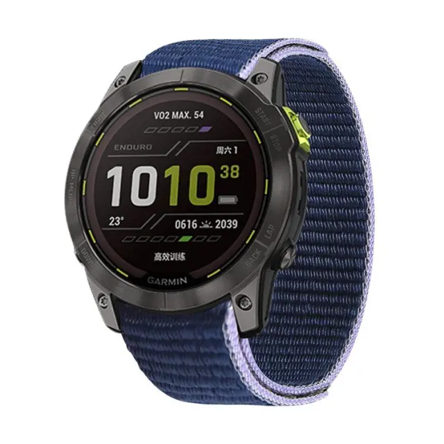 Nylon Watch Band Για Garmin Fenix 3/5x/3hr/5x Plus/6x/6x Pro/7x/8/9 (51mm) - Midnight Blue OEM