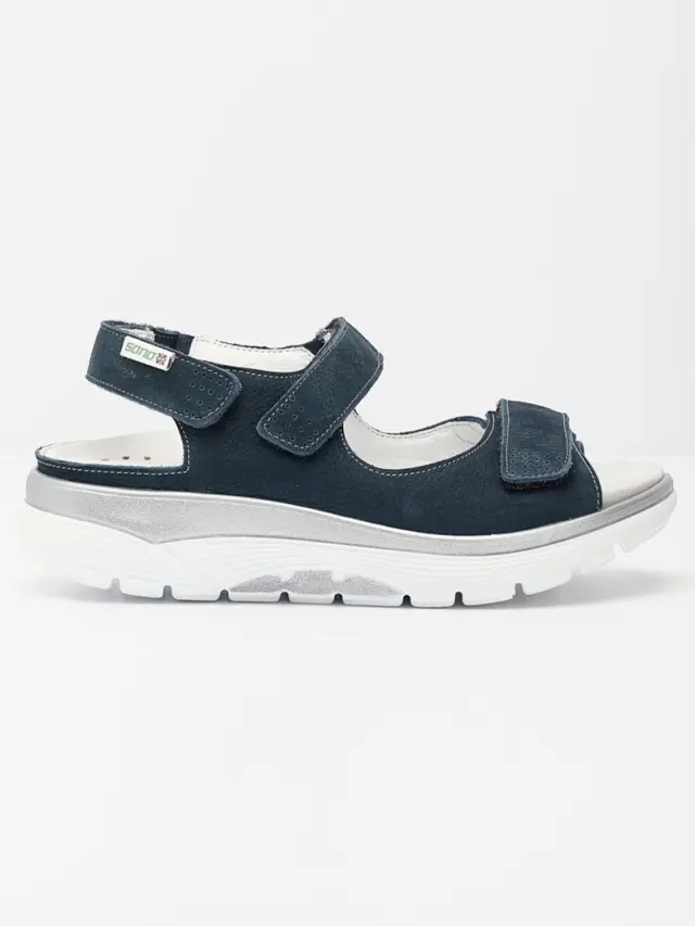 Mephisto/Sano Πέδιλα Γυναικείο δέρμα Nubuck Μπλέ SAN/NORINE NAVY - 36 3
