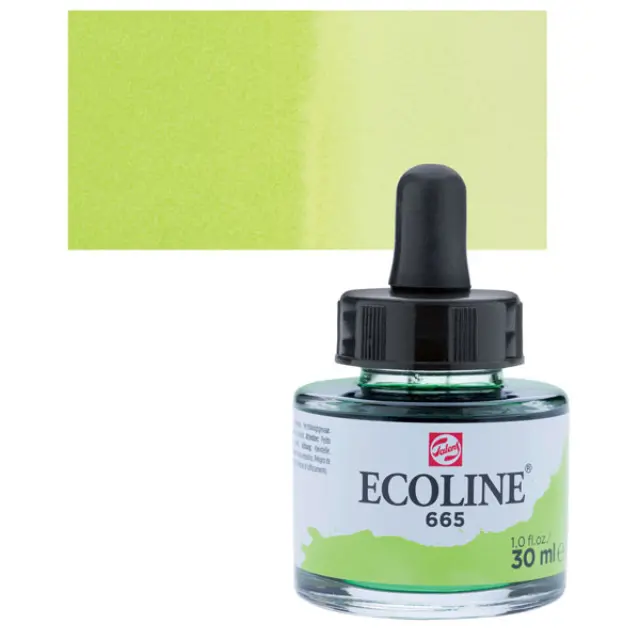 Μελάνι Talens Ecoline - 665 Spring Green - 30ml