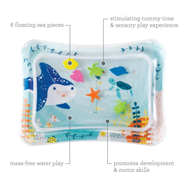 INFANTINO Jumbo Pat & Play Water Mat, Ocean 3