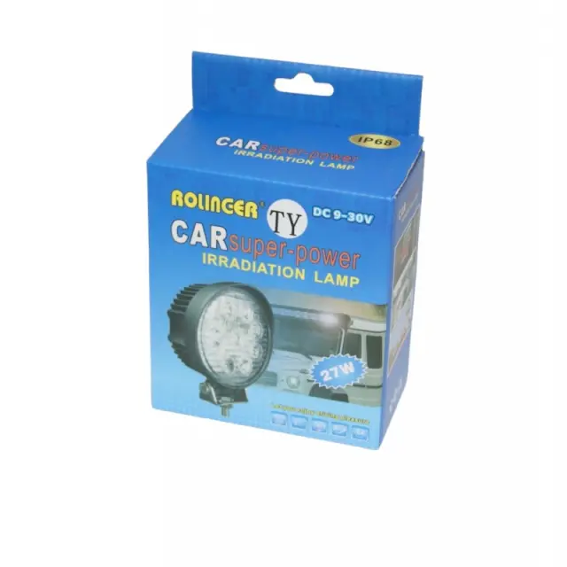 LED ΠΡΟΒΟΛΕΑΣ ΟΧΗΜΑΤΩΝ 27W ΔΙΠΛΗΣ ΟΨΗΣ RLG-0399 2