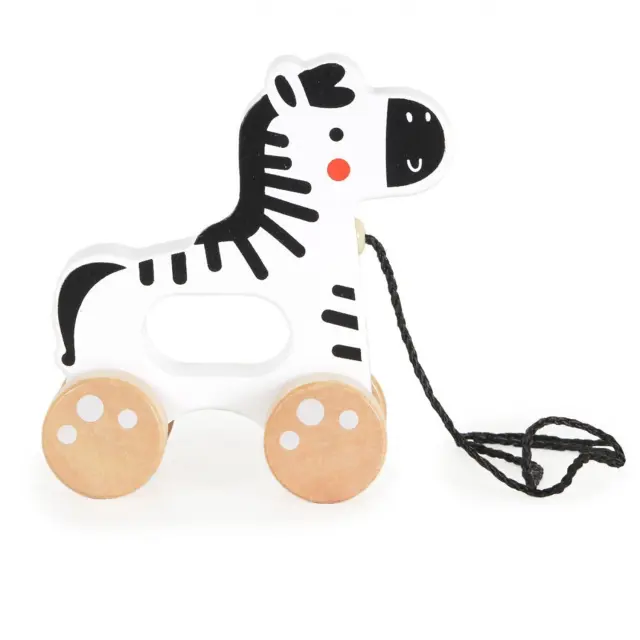 Ξύλινος Συρόμενος Zebra TJ010 Tooky Toy 6972633376361 2