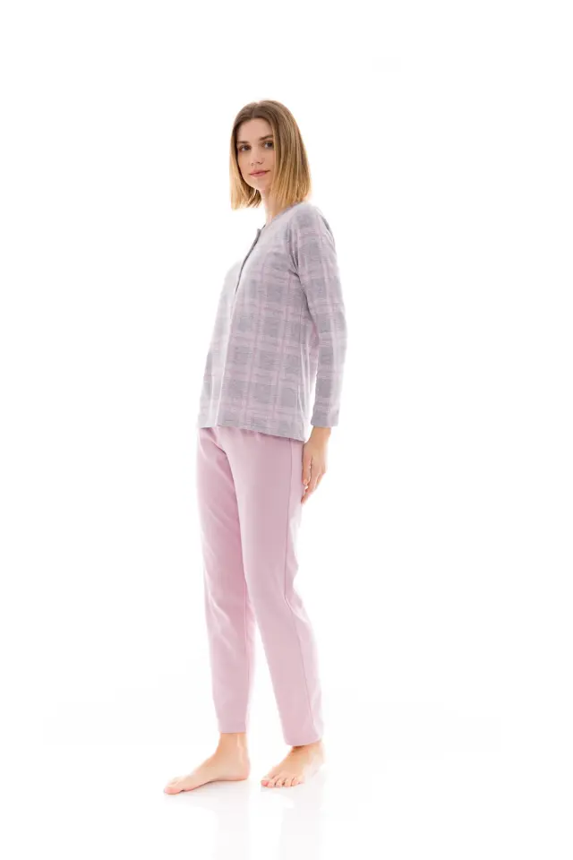 W1493 - Type - PYJAMA JACQUARD PINK PLAID 2