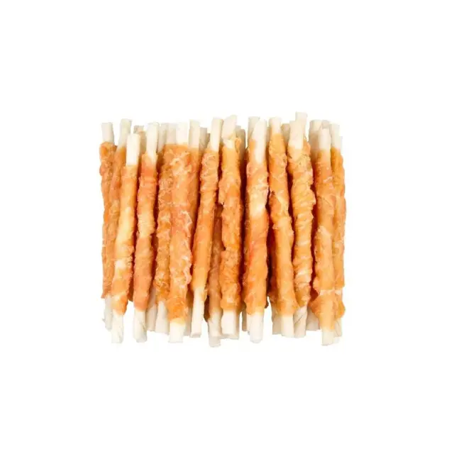 Voskes Rawhide with Chicken Sticks 400gr 5" (40 Τεμ) 400gr 5'' (40 Τεμ) /12.7cm 1τμχ. 2