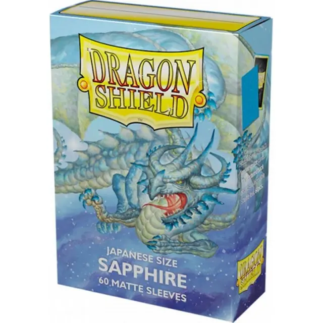 Dragon Shield Small Sleeves - Japanese Matte Sapphire 'Turikos' (60 Sleeves)