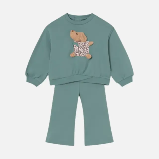 Mayoral Newborn βρεφικό σετ φόρμας για κοριτσάκι 16-02838-1 - 6-9