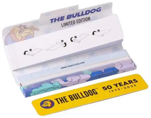 The Bulldog Χαρτάκια - 50 Years Limited Edition King Size Slim & Tips 2