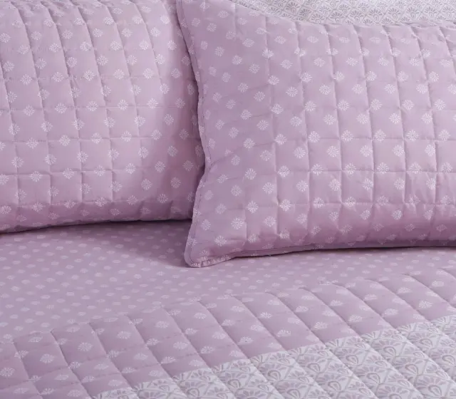 ΜΑΞΙΛΑΡΟΘΗΚΕΣ ΣΕΤ 2 ΤΕΜΑΧΙΩΝ KEYLAN 52X72 NEF-NEF HOMEWARE MAUVE
