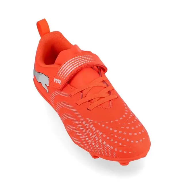 Puma Boy's Future 9 Play Velcro FG/AG RB JR Κοραλί 108724-01 (Puma) 3