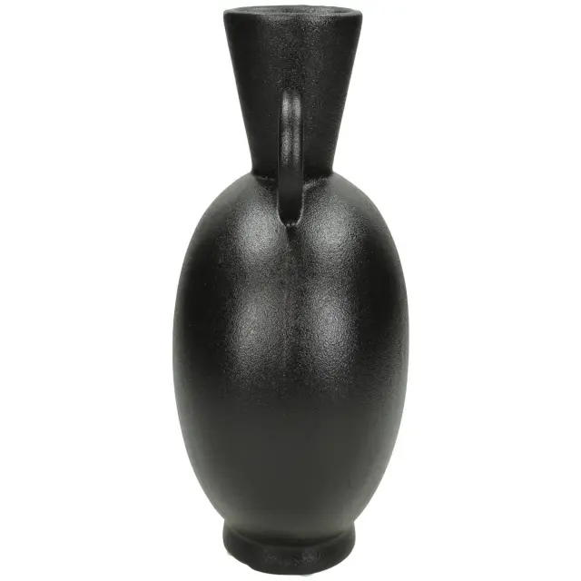 Βάζο Μαύρο Κεραμικό 16.2x13.5x23cm 2