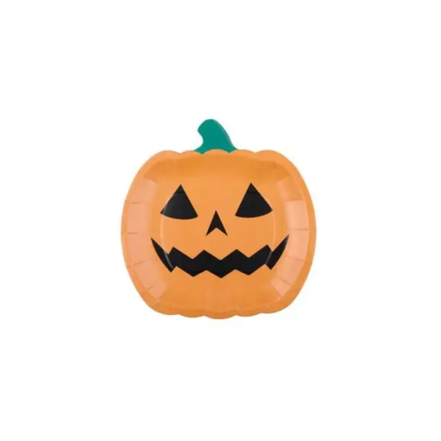 Arti Casa Halloween Πιάτο Χάρτινο (6τμχ): Κολοκύθα