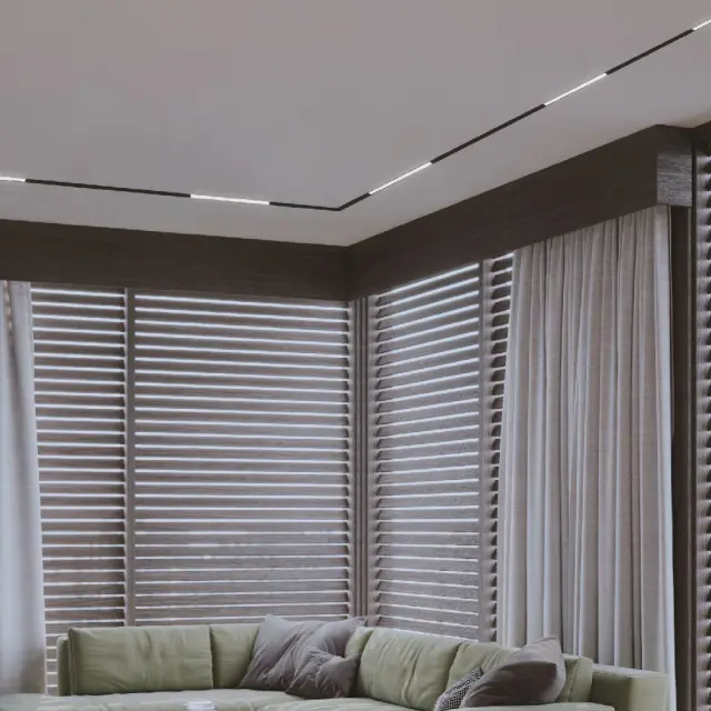 Inlight Γραμμικό φωτιστικό LED 6W 3000K για μαγνητική Mini ράγα σε μαύρη απόχρωση D:30cmx1,6cm (TMM0041-Black) 3