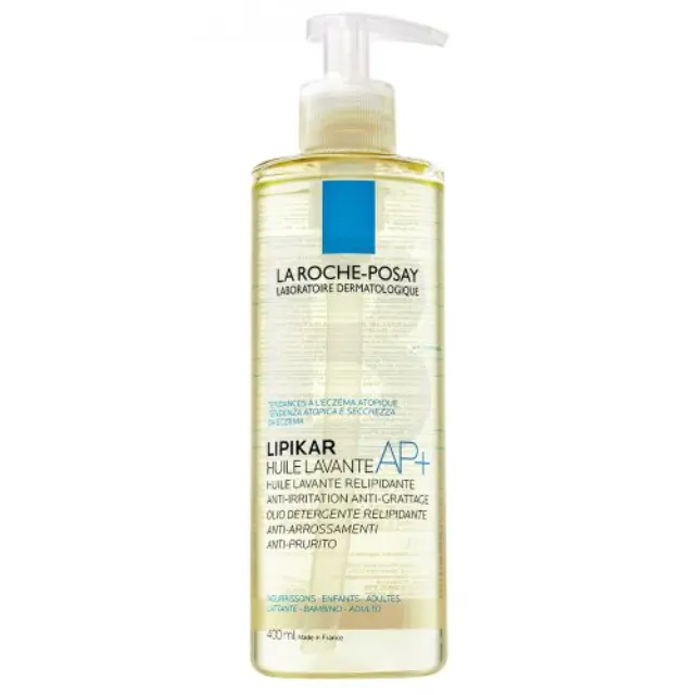 La Roche-Posay Lipikar cleansing foaming oil Huile Lavante AP+ Lipid-Replenishing Cleansing Oil 400 ml