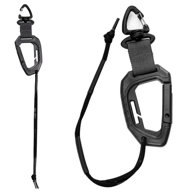 MIL-TEC MISSIONGEAR KARABINER SCHWARZ-ΚΑΡΑΜΠΙΝΕΡ ΜΑΥΡΟ - 01-Black-Μαύρο
