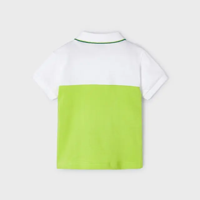 Mini 2 έως 10 ετών Πόλο χρωματιστές λωρίδες Better Cotton ακτινίδιο - 7Ε 3