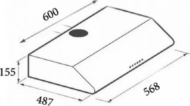 PYRAMIS Κλασικός 2 Μοτέρ Ελεύθερος Απορροφητήρας 60cm Καφέ Maidtec 2