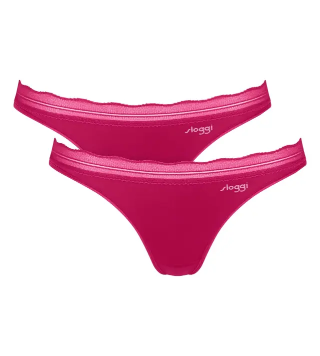 Sloggi Σλιπ Go Blush Mini Φούξια 2-Pack 2