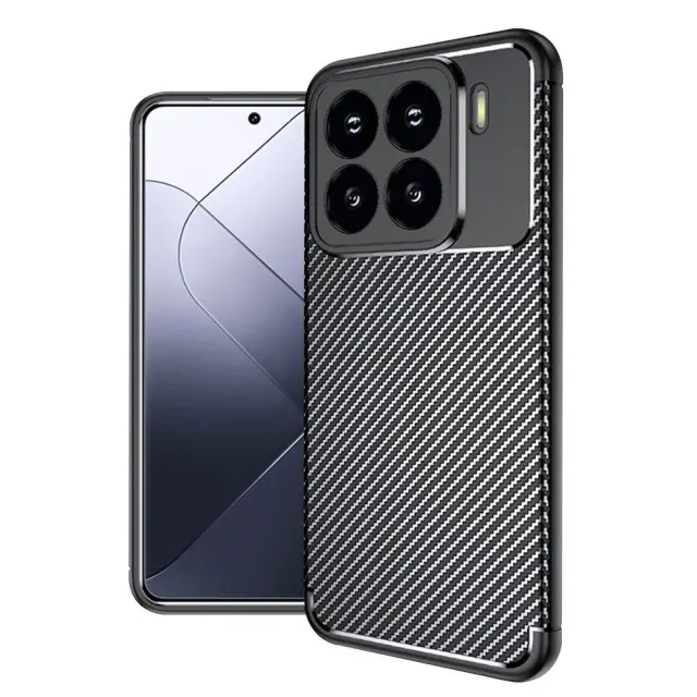 Techsuit® CarbonFiber Θήκη για Xiaomi 15- Black