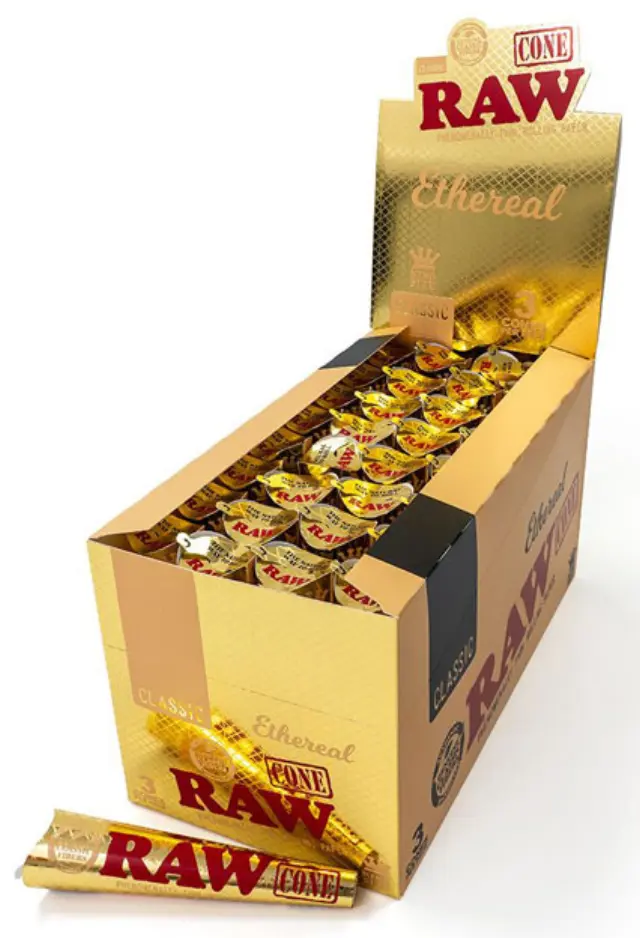 RAW Ethereal Cone – Ultra Thin Premium Pre-Rolled Cone 2