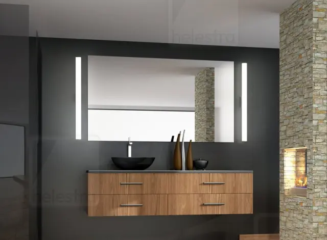 LOOM Φωτιστικό Τοίχου Μπάνιου LED IP44 Χρώμιο 60cm 2
