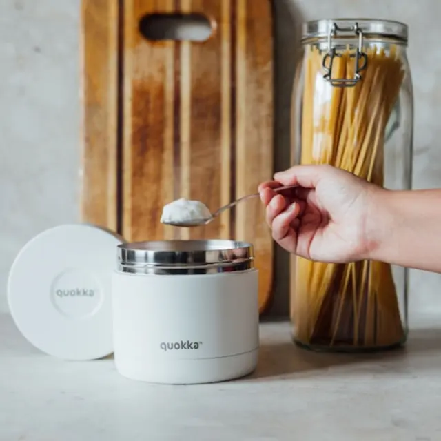 Δοχείο φαγητού Θερμός ανοξείδωτο Quokka Thermal SS Food Jar Whim Ivory 600ml 40115 2