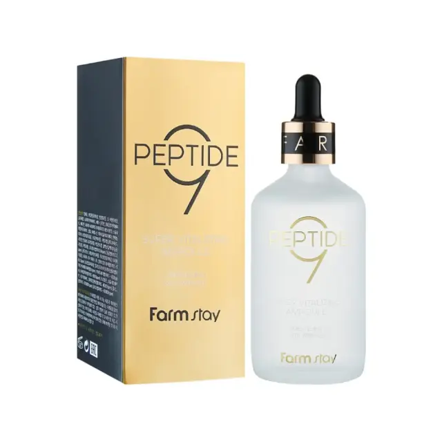 Farmstay Peptide9 Vitalizing Ampoule Serum Προσώπου με Πεπτίδια για Αντιγήρανση, 100ml