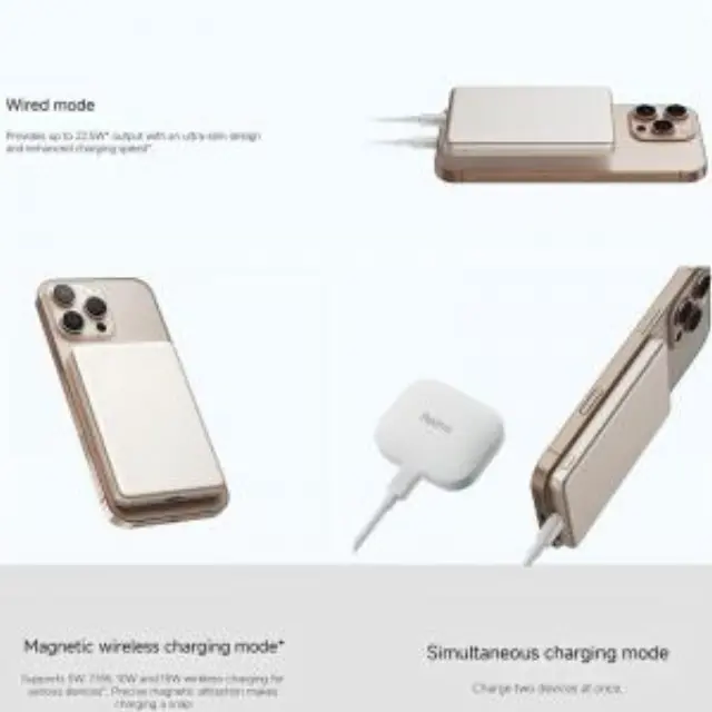Φορτιστής Ανάγκης Xiaomi BHR08PMGL 22.5W 5000mAh Super Slim Magnetic Μαύρο N71441 3