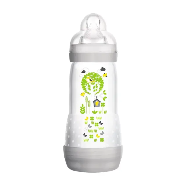 Mam Anti-Colic Μπιμπερό κατά των Kολικών 4m+ με Θηλή Σιλικόνη Μεγάλης Ροής (356S), 320ml