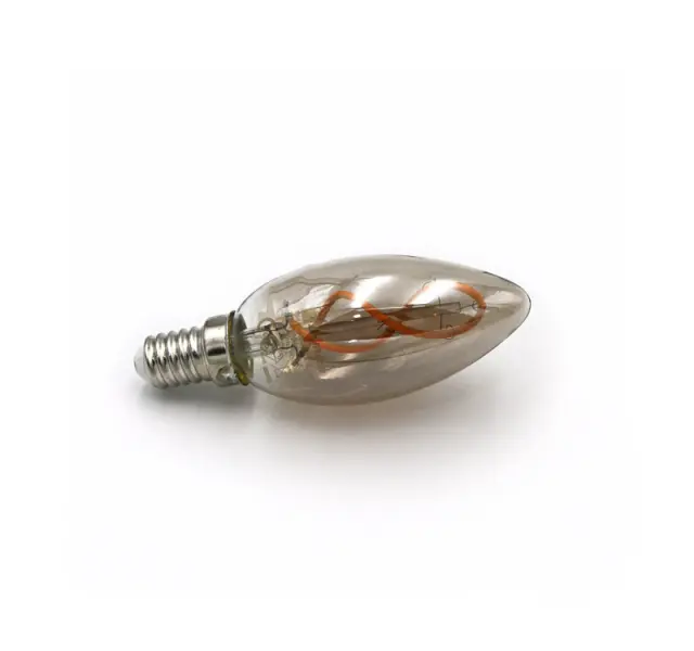 LED ΛΑΜΠΑ COG SPIRAL ΚΕΡΑΚΙ SMOKY Ε14 4W ΝΤΙΜΑΡΙΖ .ΘΕΡΜΟ