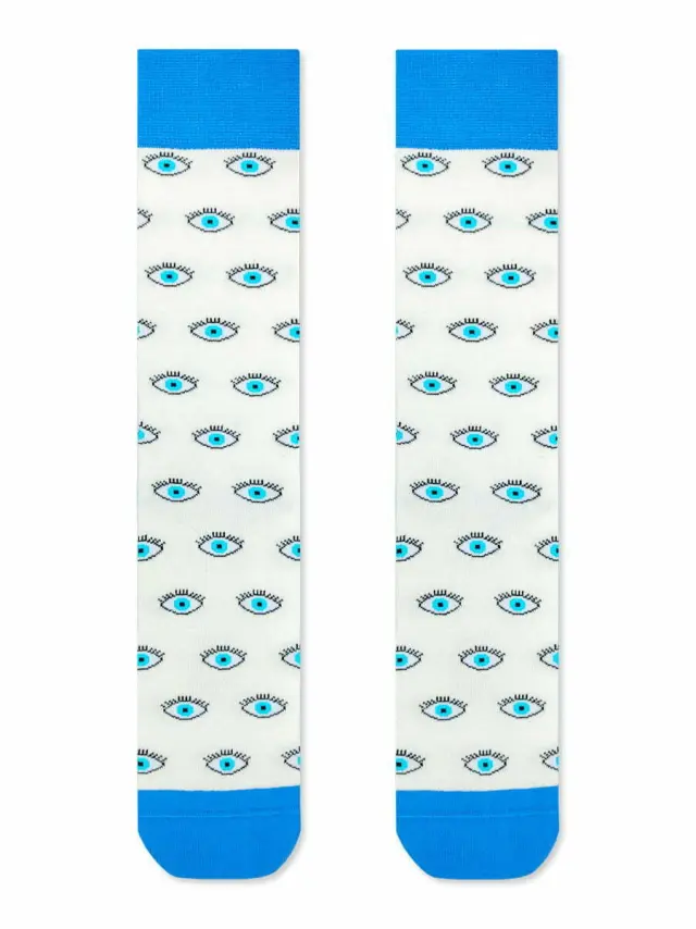 Βαμβακερή Κάλτσα με Σχέδια Pattern Eyes NODO - 43-47