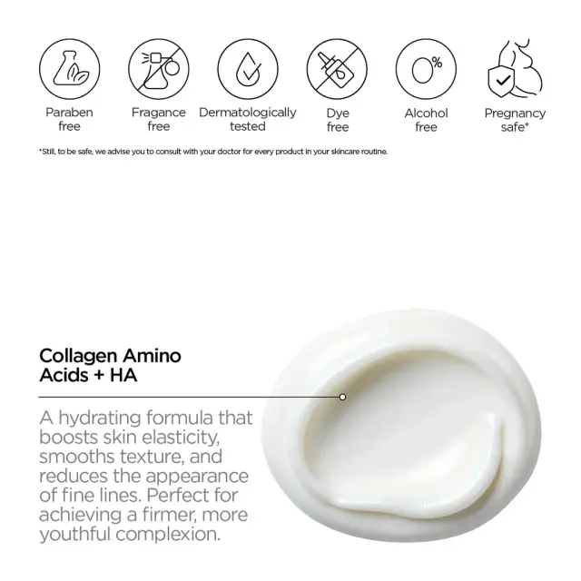 Revox B77 Just Collagen Amino Acids + HA Ενυδατική Κρέμα Προσώπου με Υαλουρονικό Οξύ + Κολλαγόνο 30ml 3