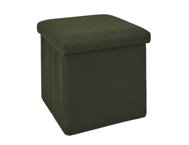 Σκαμπό Atom Home Deco Factory με αποθηκευτικό χώρο και διαστάσεις 38x38x38cm - Khaki HD0507 2