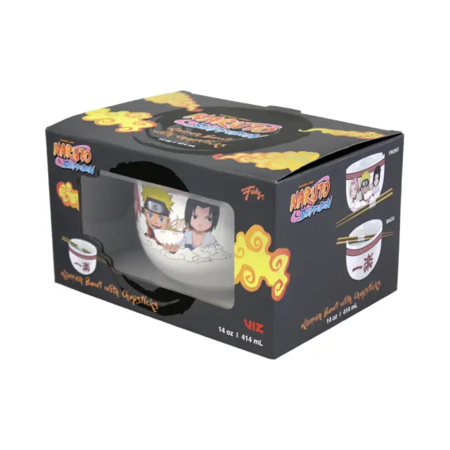 Σετ κεραμικό Μπολ + Chopstick NARUTO - Ramen Bowl with Chopstick 414ml - Team Seven 3