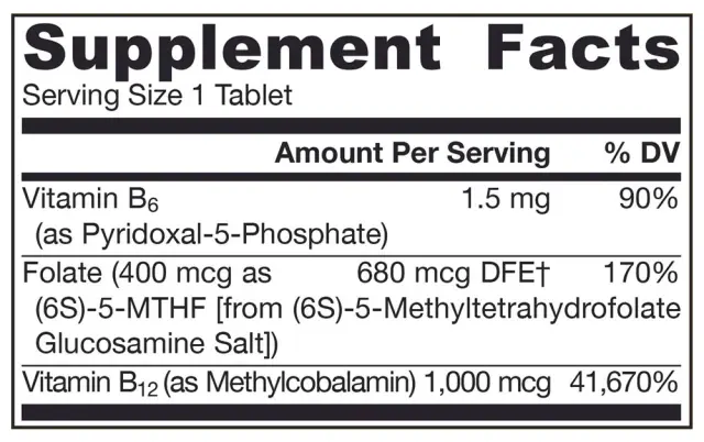 Jarrow Formulas Methyl B-12 & Methyl Folate 400 mcg 2